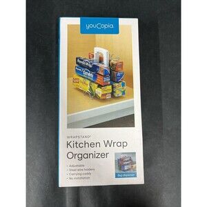 YouCopia‎ StoreMore Adjustable WrapStand Kitchen Wrap Organizer, Open BOX